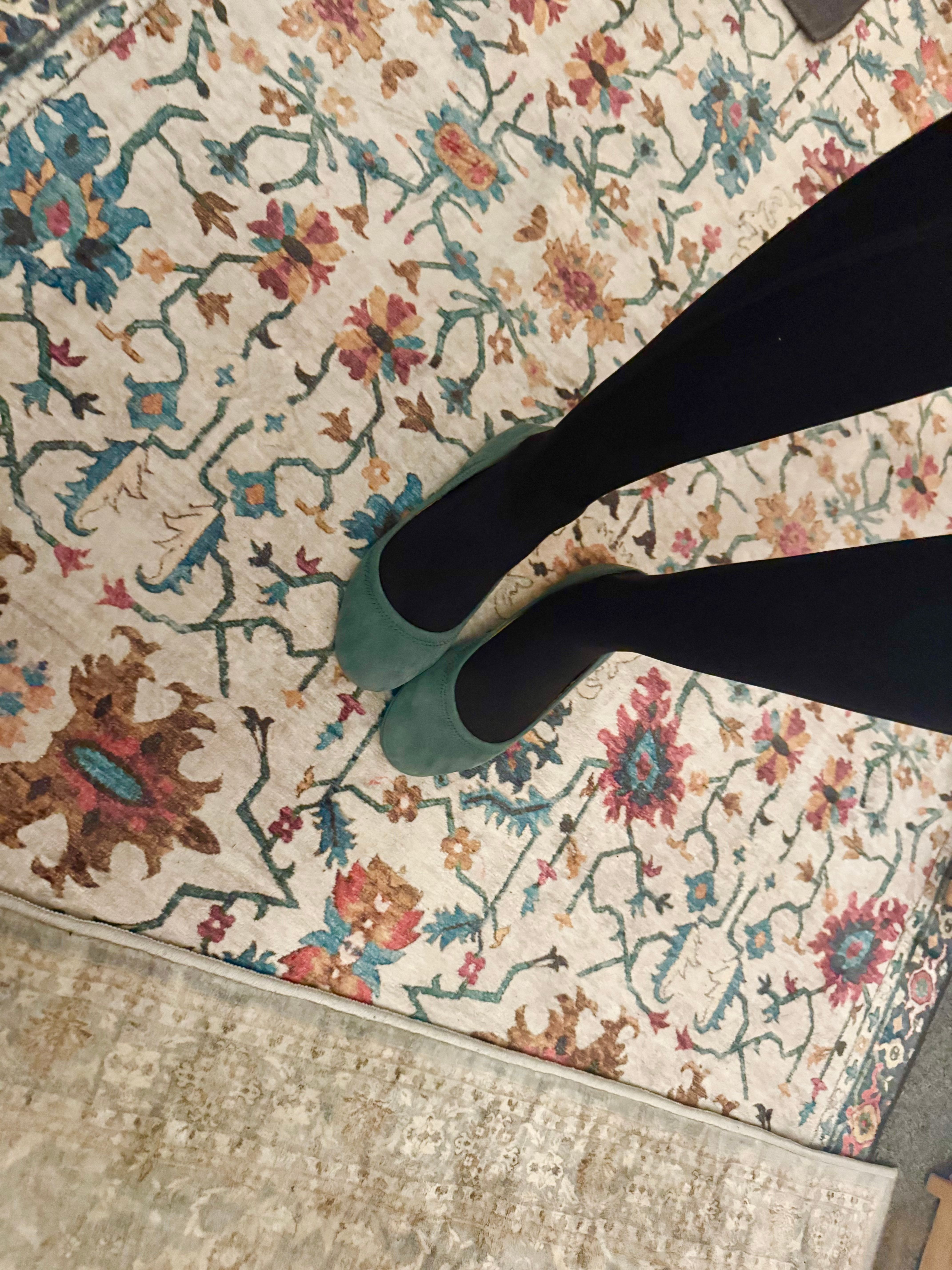 teal flats